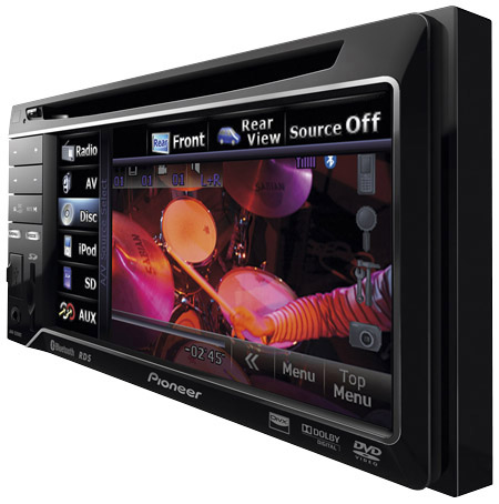 Мультимедийное устройство габаритов 2DIN Pioneer AVH-P3200BT